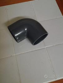 Raccordo gomito 90 PVC d50