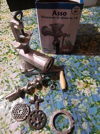 tritacarne manuale in ghisa 