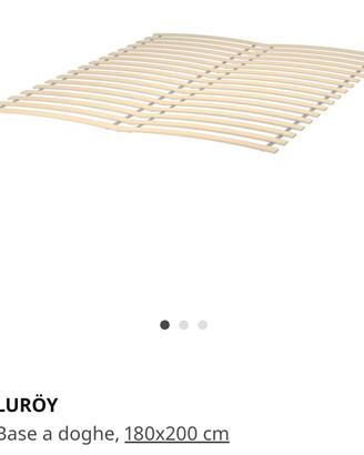 rete con doghe Luröy Ikea originale 180x200