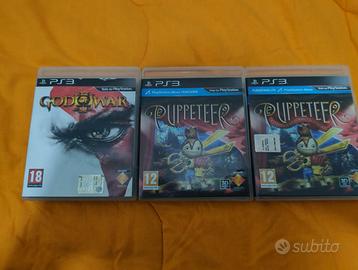 Giochi ps3 puppeteer God of war PlayStation 