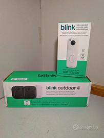 Blink OUTDOOR 4 e 2 telecamere e CAMPANELLO NUOVO