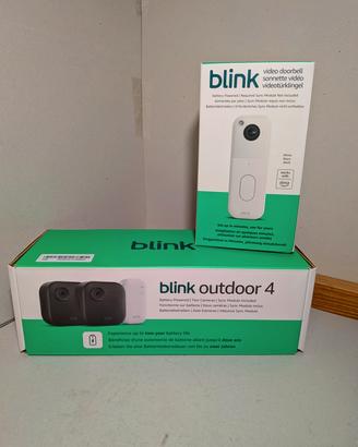 Blink OUTDOOR 4 e 2 telecamere e CAMPANELLO NUOVO