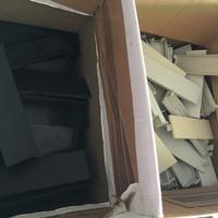 100 sportellini in plastica per frontale computer