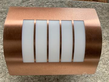 3 Aplique  da esterno colore rame