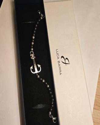 Bracciale uomo con ancora Luca Barra