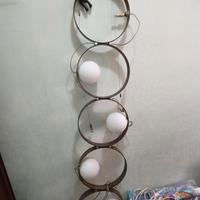 Lampada da terra Giukò 5 Floor (ebano), Leucos 