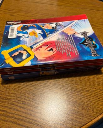 Manga Kingdom Hearts lotto 3 volumi Disney Manga