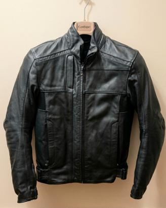 Giacca Biker Segura Classic in pelle e protezioni