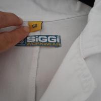 grembiule bianco siggi o camice da lavoro