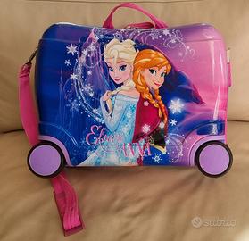 Valigia bambina cavalcabile Frozen