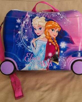 Valigia bambina cavalcabile Frozen