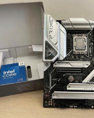 Asus prime z790 a wifi + intel core i7 14700k