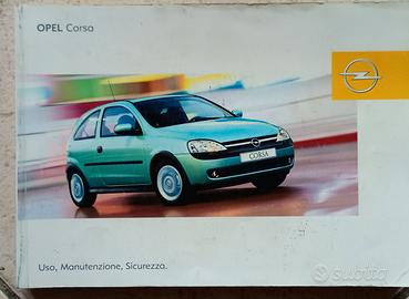 Libretto Uso e manutenzione Opel Corsa