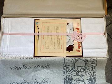 set lenzuolacopriletto puro lino scatole sigillate