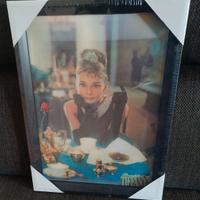 Quadro Colazione da Tiffany in stile 3D