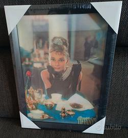 Quadro Colazione da Tiffany in stile 3D