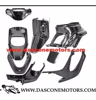 kit carene Booster 8 pezzi Nero grezzo 88 03 ( FRE