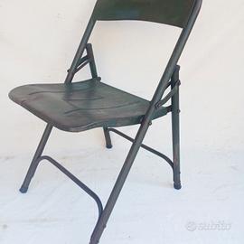 sedia industriale pieghevole Francia bar metallo
