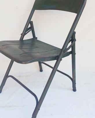 sedia industriale pieghevole Francia bar metallo
