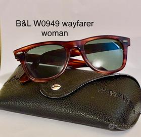 Rari Ray Ban B&L Wayfarer misura donna vintage