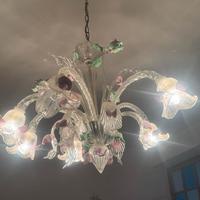 Lampadario in vetro di Murano