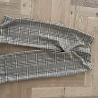 Pantaloni palazzo tartan donna