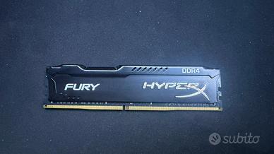 Banco dimm ddr4 16 gb hyperx fury