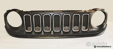 Mascherina nera Jeep Renegade e calotte specchi