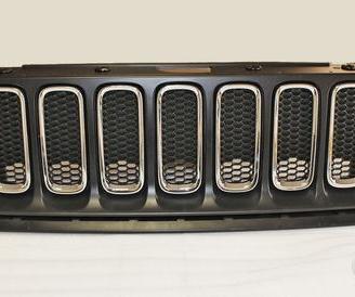 Mascherina nera Jeep Renegade e calotte specchi