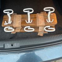 Appendiabiti da parete in legno