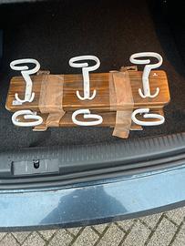 Appendiabiti da parete in legno