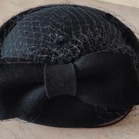 Cappello con veletta in feltro (Nuovo)