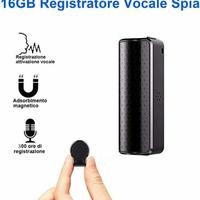 Micro registratore spia audio calamita attivazione