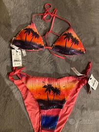 Bikini con le palme Tezenis a nuovo