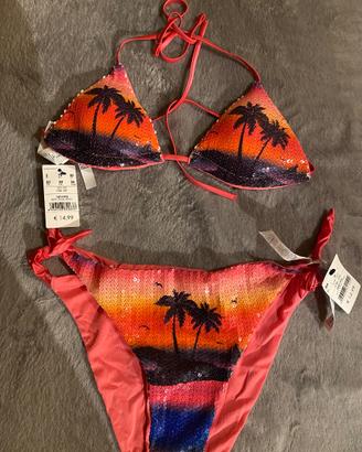 Bikini con le palme Tezenis a nuovo