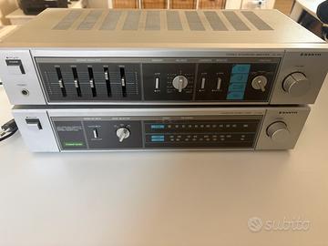 Sanyo - ampli e radio - originale 1985