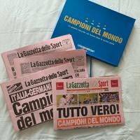 Cofanetto " Campioni del mondo" La Gazzetta