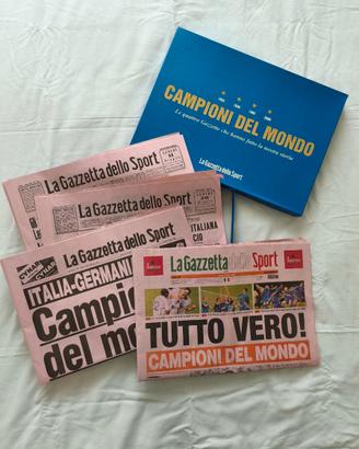 Cofanetto " Campioni del mondo" La Gazzetta