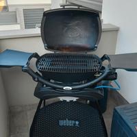 Weber q2200 con stand + plancha in ghisa