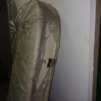 Paravento  in legno e imbottito