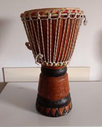 Tamburo bongo originale africano.