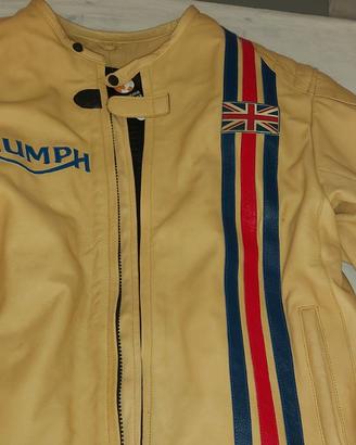 Giacca da moto. Replica mod. Triumph Romero tg.56