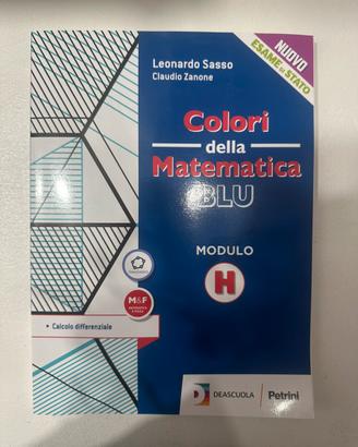 Colori della matematica blu modulo H