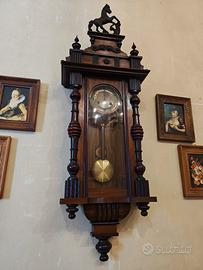 orologio a pendolo di fine 800,  junghans