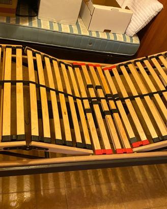 Letto in ferro battuto con doga elettrica
