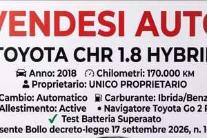 Toyota C-HR anno 2018  Hybrid