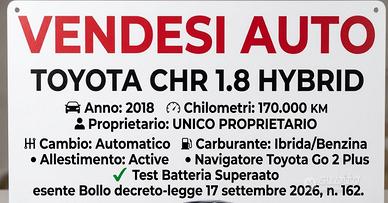 Toyota C-HR anno 2018  Hybrid