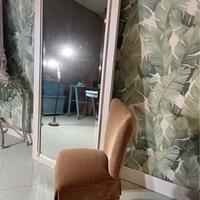 Roma Specchio  bianco shabby misura 180x91x4