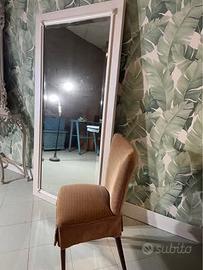 Roma Specchio  bianco shabby misura 180x91x4