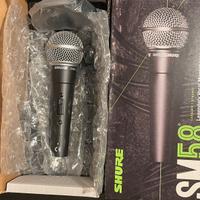 Microfono shure sm58s dinamico per voce
